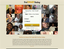 Tablet Screenshot of freedwarfdating.com